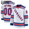 New York Rangers Fanatics Premium Custom 2024-25 Auswärts Weiss Trikot - Kinder